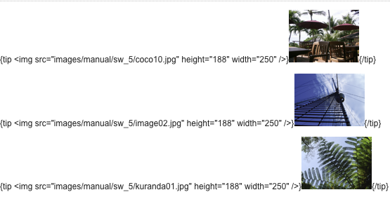 イメージに適用させる